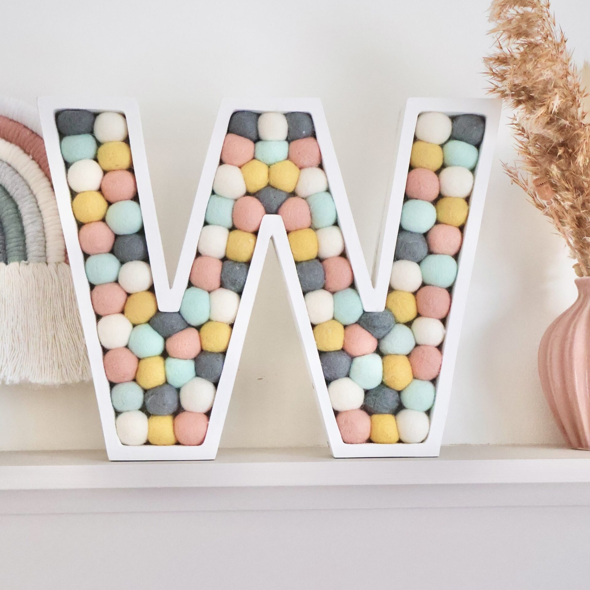 Freestanding PomPom Initials - Image 13