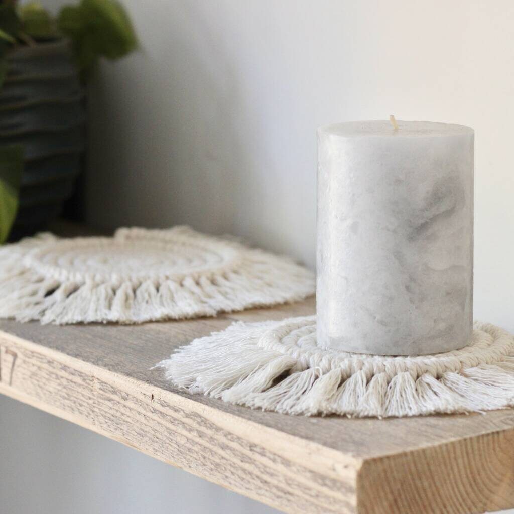Macramé Coasters