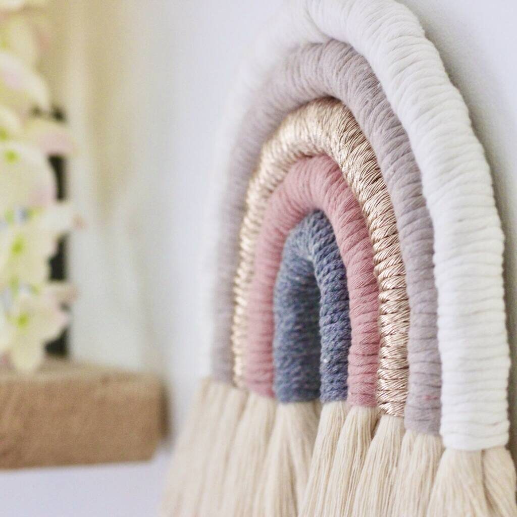 Chunky Macramé Rainbow