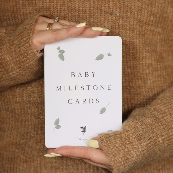 baby milestone cards