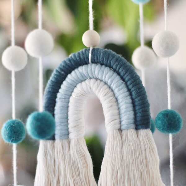 DIY Macramé Rainbow Mobile Kit - Image 11