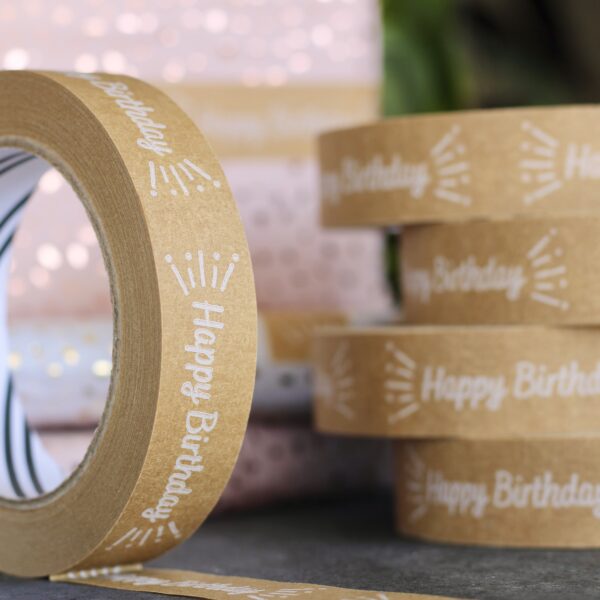 Happy Birthday paper tape