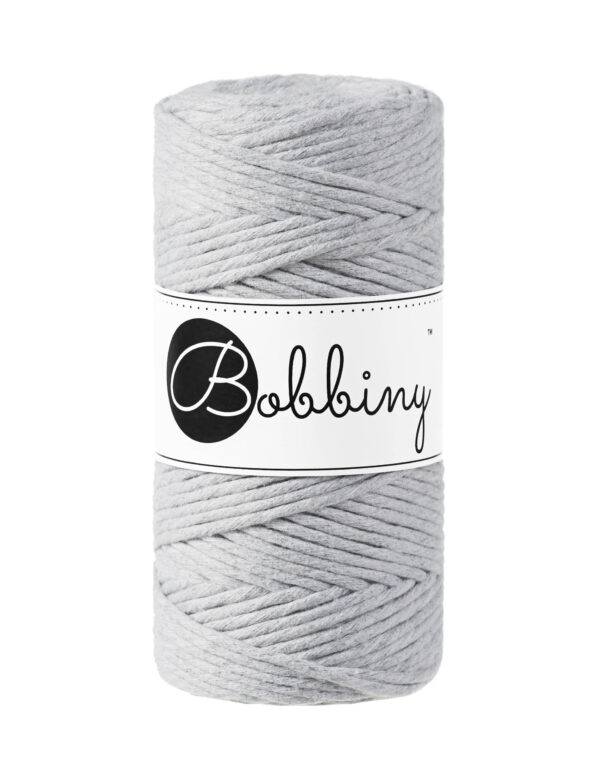 Light Grey 3mm Single Ply Bobbiny
