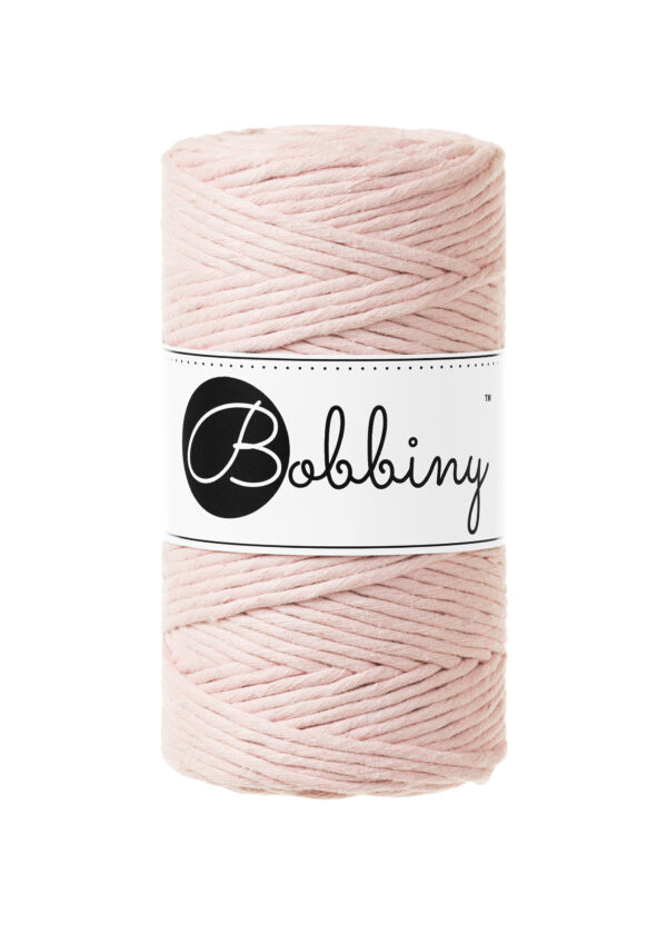 Pastel Pink 3mm Single Ply Bobbiny