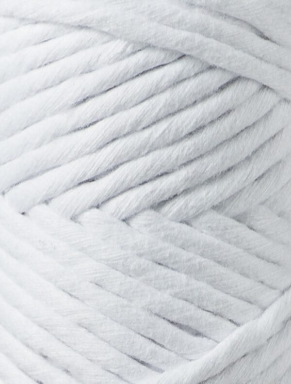 White 3mm Single Ply Bobbiny - Image 2