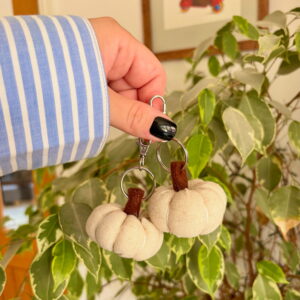Plush Baby Pumpkin Keychains
