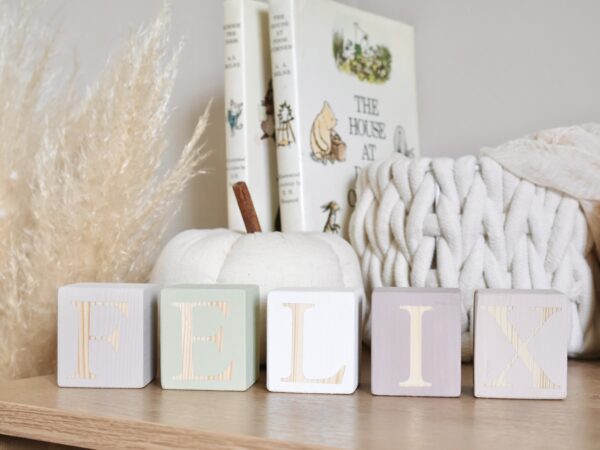 Baby Name Blocks